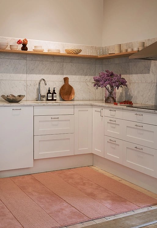 Tapis Stripe - Corail - Layered - Scandinave - Maison Caldeira