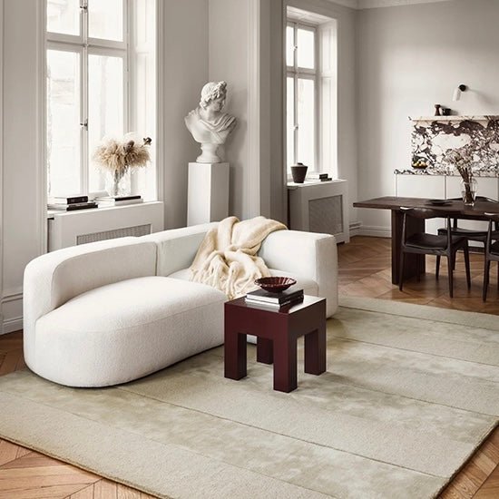 Tapis Stripe - Pistache - Layered - Scandinave - Maison Caldeira