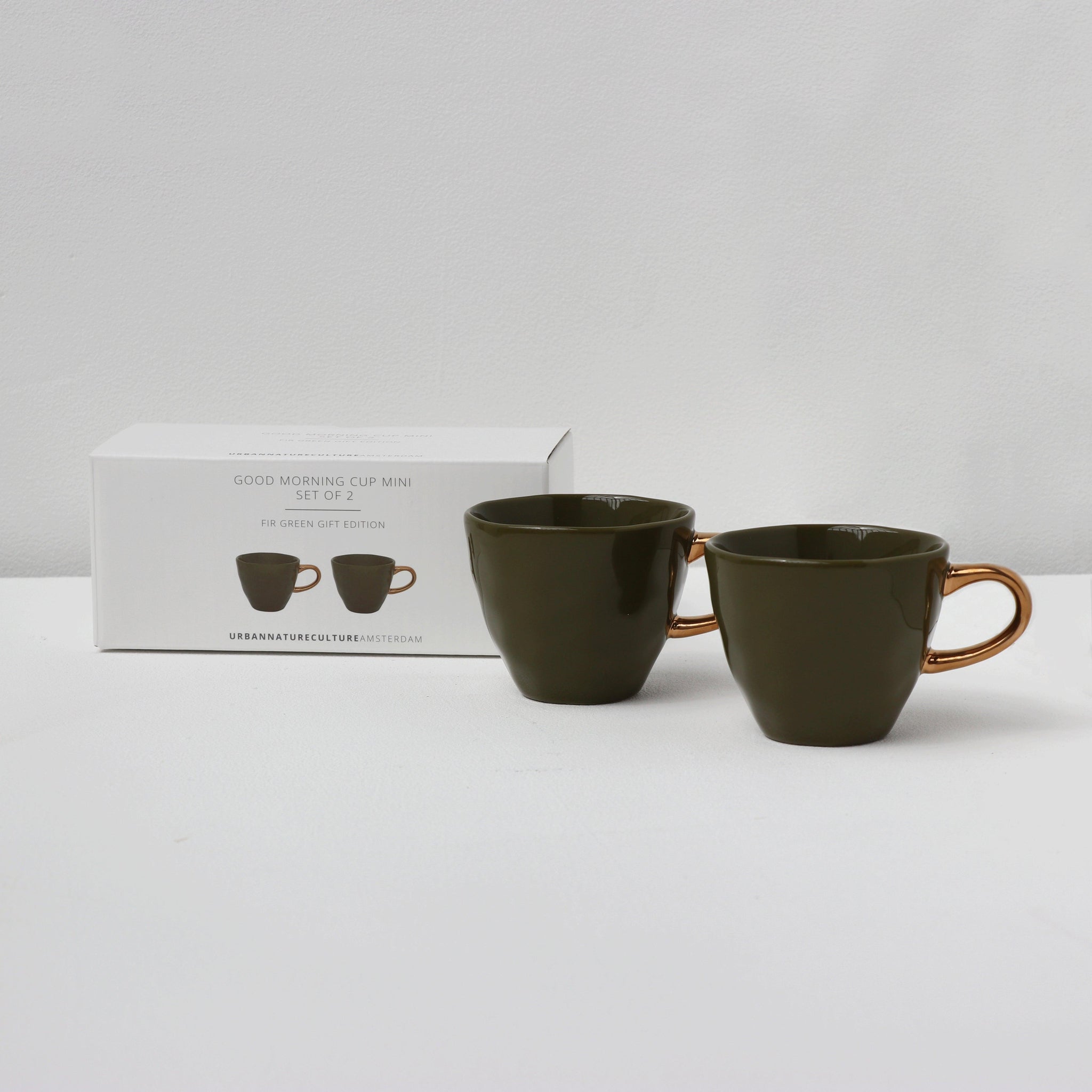 Tasse à café Bonjour matin s/2 dans un coffret cadeau - Caldeira