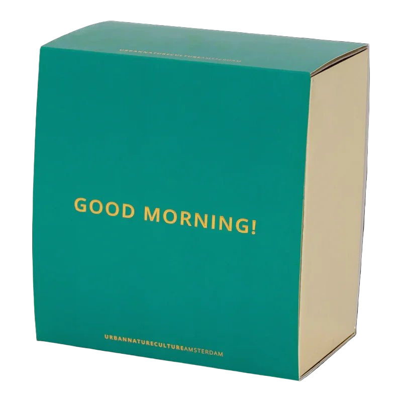 Tasse à café cappuccino/thé et assiette papaye/ardoise, ensemble de 4, dans un coffret cadeau - Caldeira