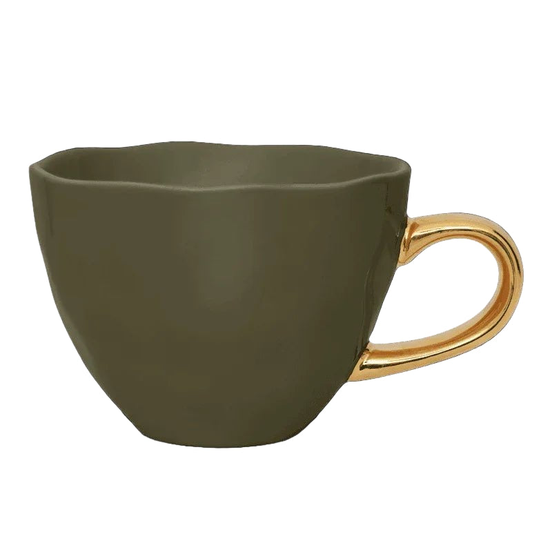 Tasse Cappuccino / Thé Ø11 cm - Vert Sapin (lot de 4) - Caldeira