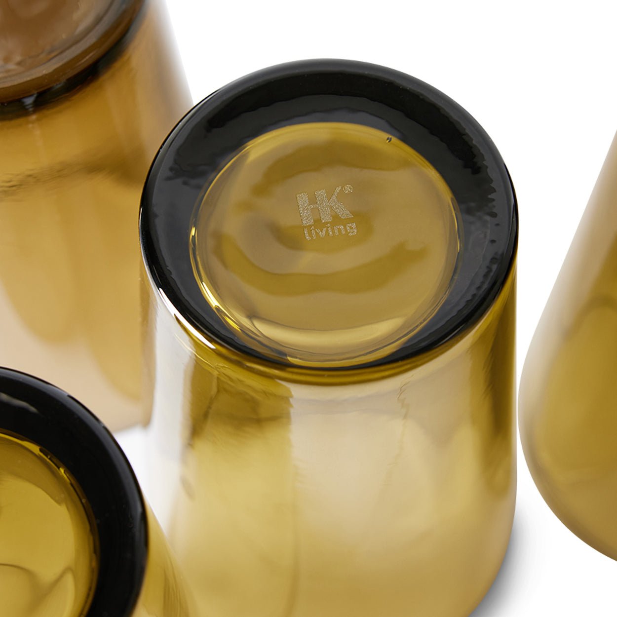 Verrerie des années 70 : Verres à thé - Maison Caldeira