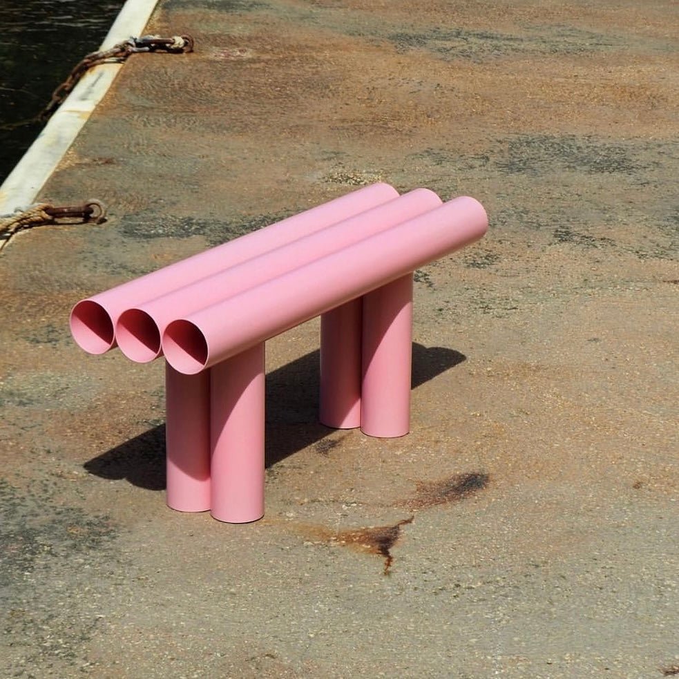 Banc Septem - Rose - Axel Chay - Design Contemporain - Maison Caldeira