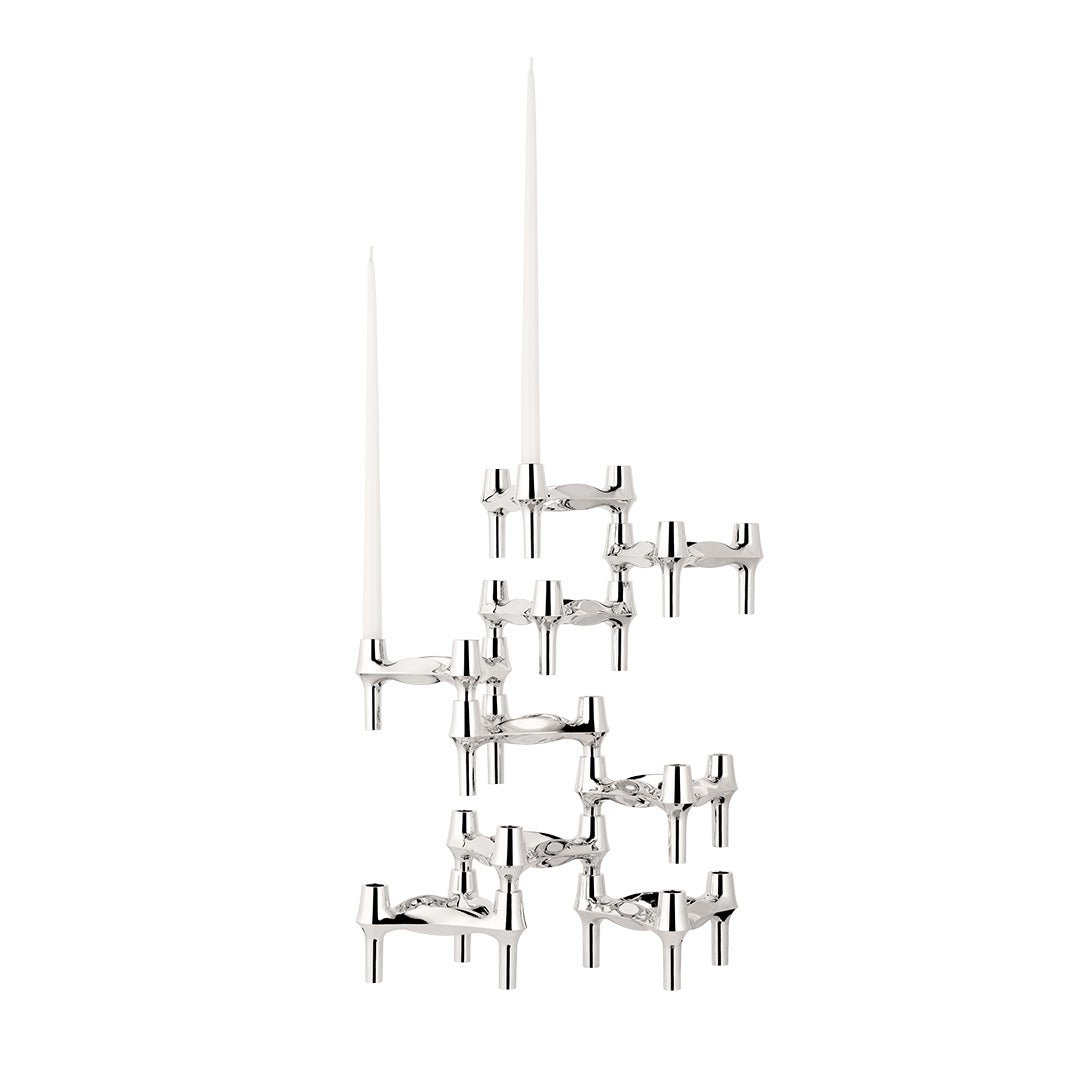 BMF bougeoir - Chrome - Stoff nagel - Design Contemporain - Maison Caldeira