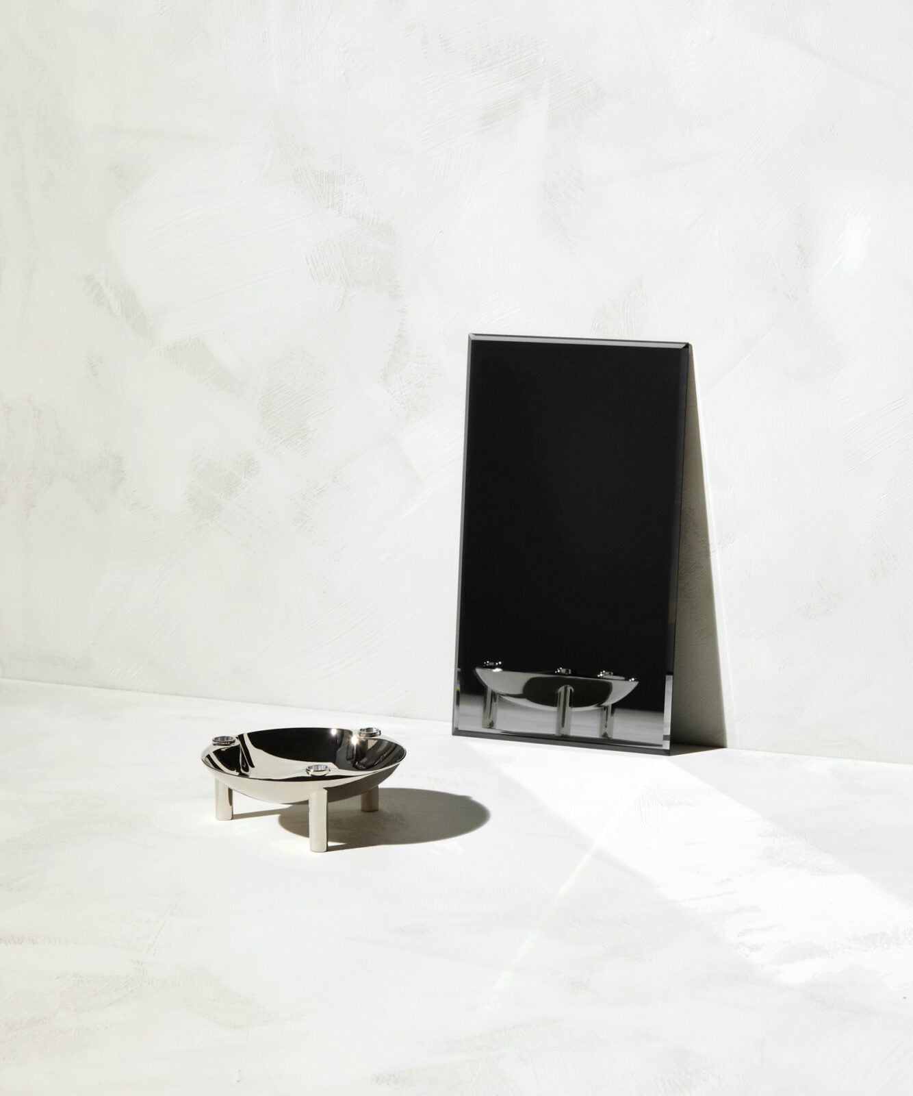 bougeoir Bol - Chrome - Stoff nagel - Design Contemporain - Maison Caldeira