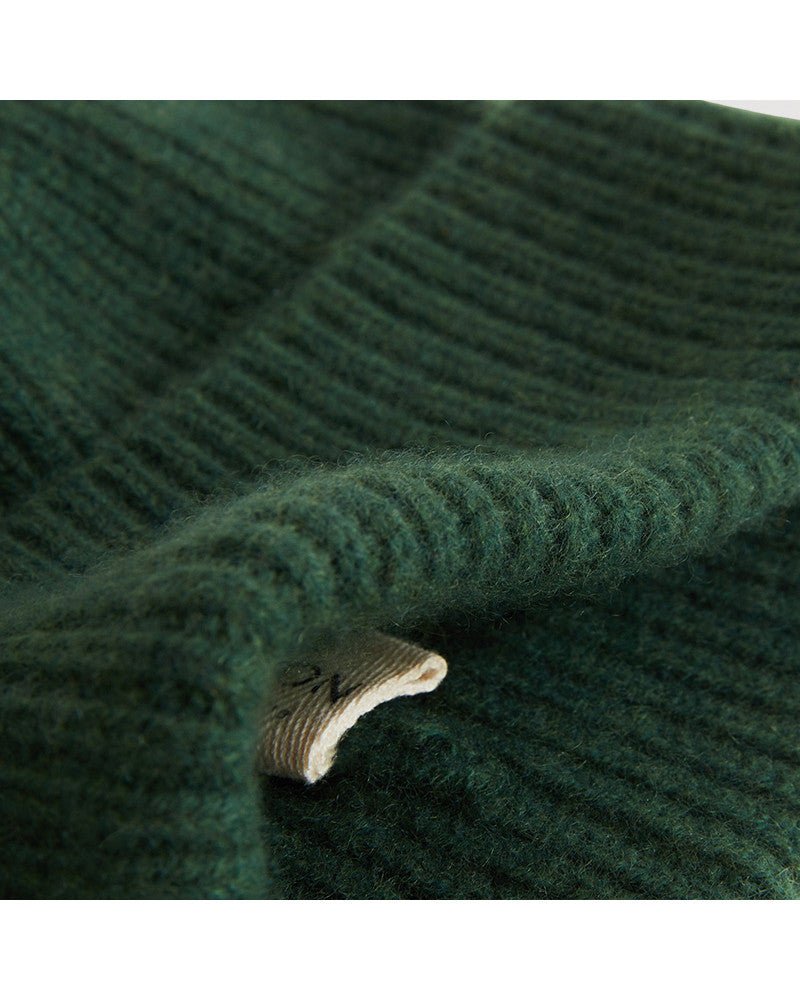Bonnet 100% cachemire - VERT SAPIN - Maison Caldeira