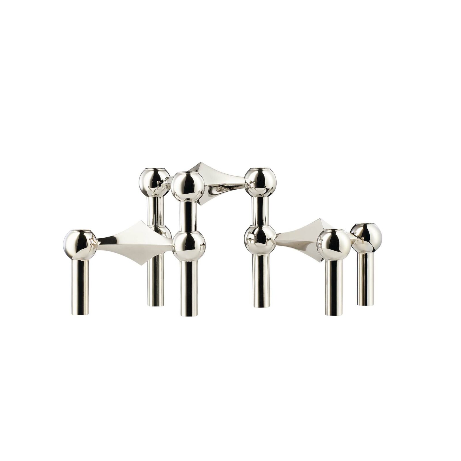 Bougeoir - Chrome - Stoff nagel - Scandinave - Maison Caldeira