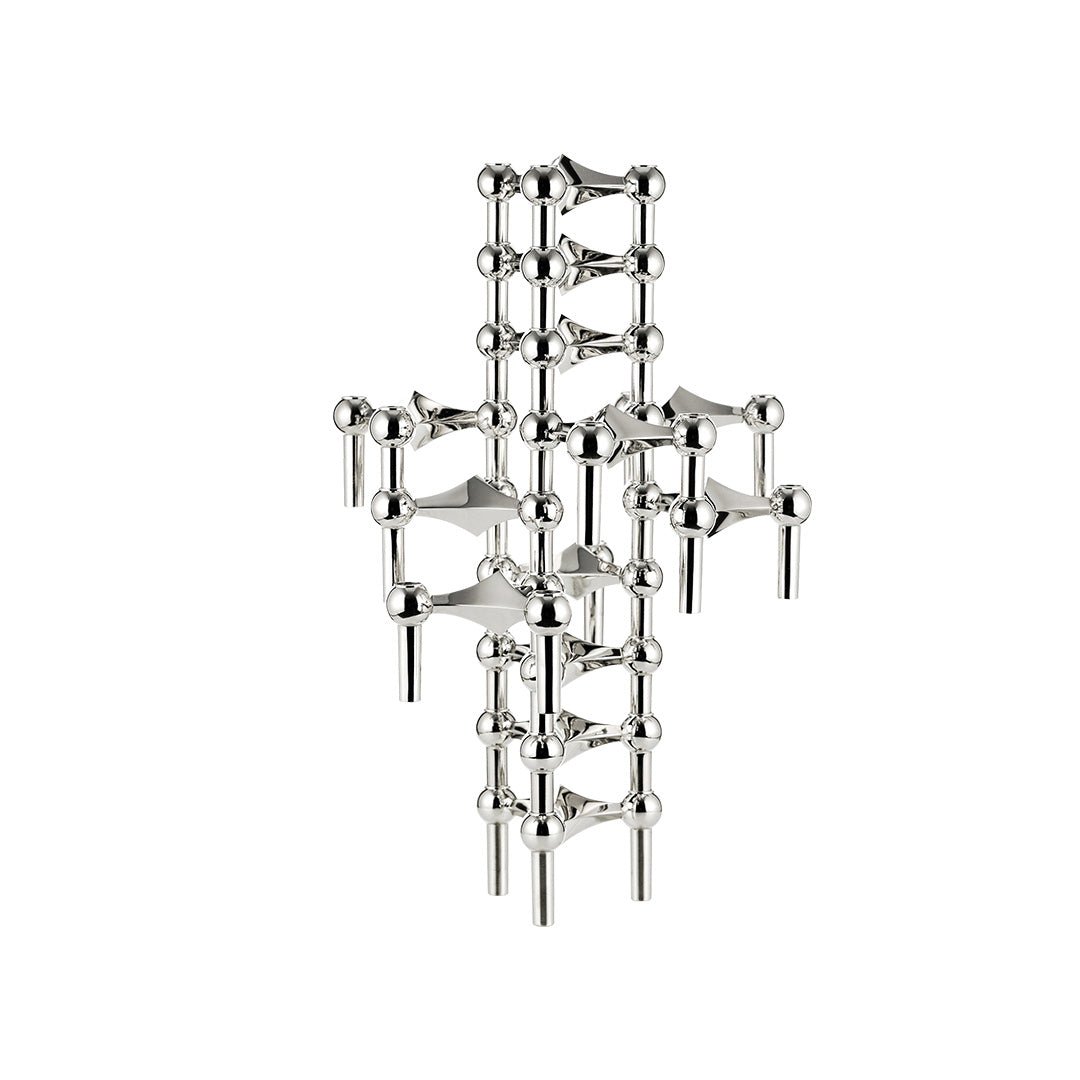 Bougeoir - Chrome - Stoff nagel - Scandinave - Maison Caldeira