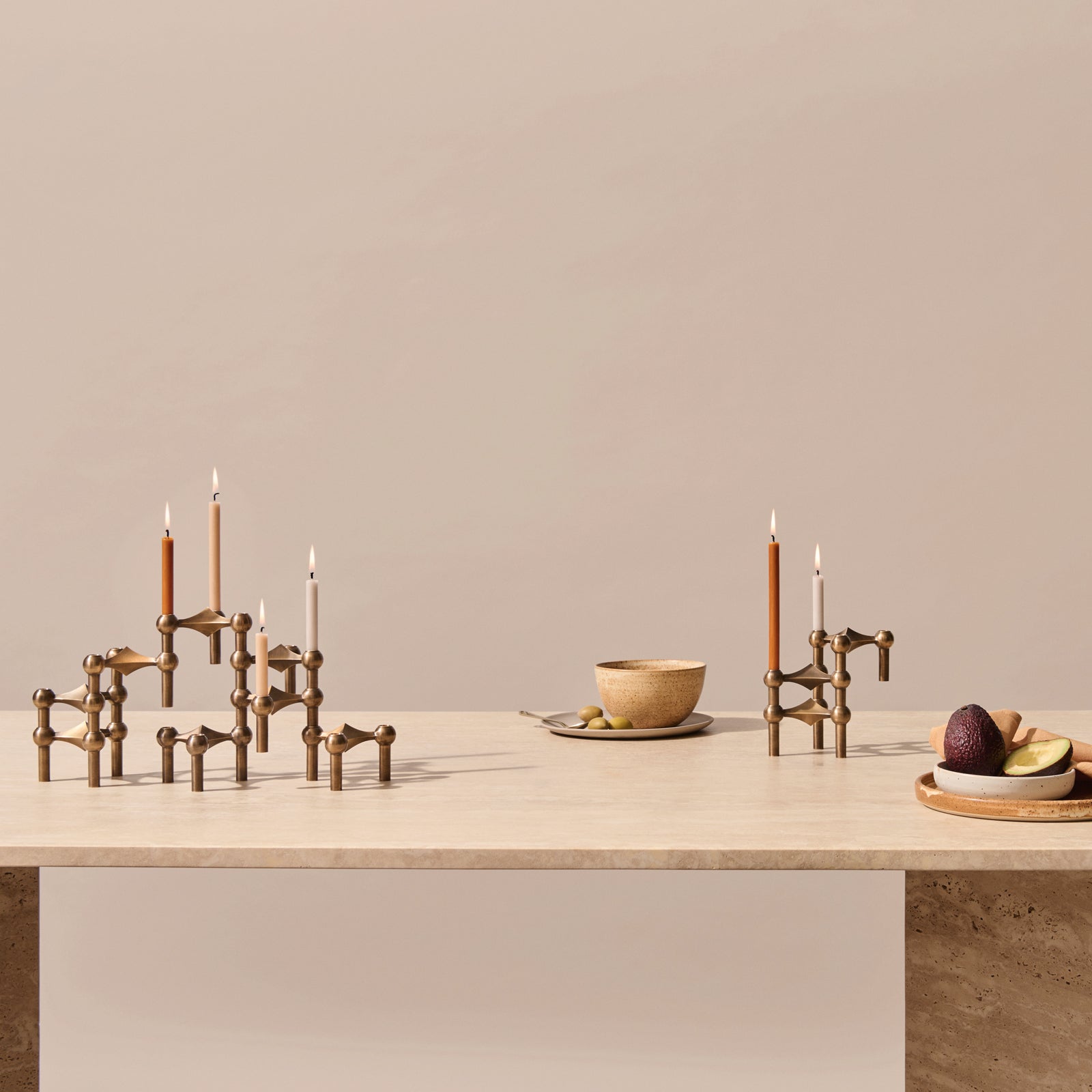 Bougeoir - Bronze - Stoff nagel - Design Contemporain - Maison Caldeira