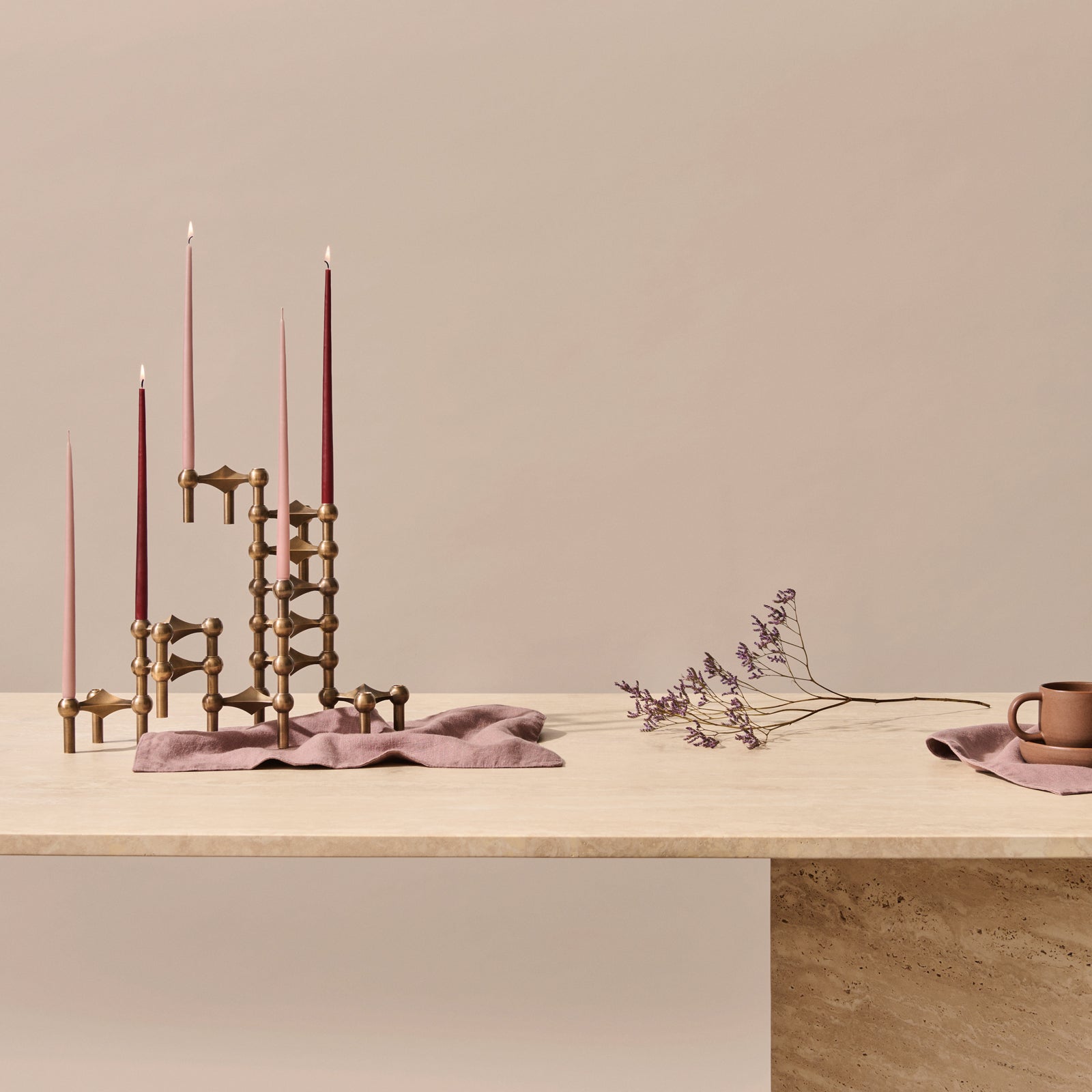 Bougeoir - Bronze - Stoff nagel - Design Contemporain - Maison Caldeira