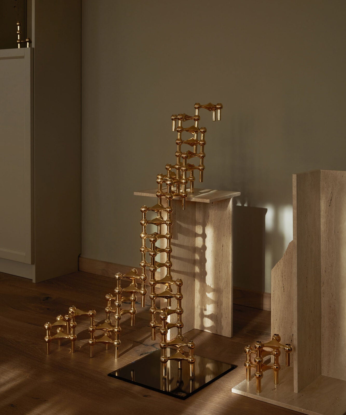 Bougeoir - Or - Stoff nagel - Design Contemporain - Maison Caldeira
