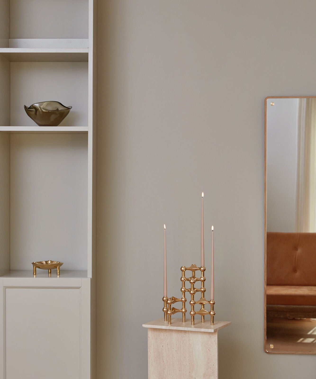 Bougeoir - Or - Stoff nagel - Design Contemporain - Maison Caldeira