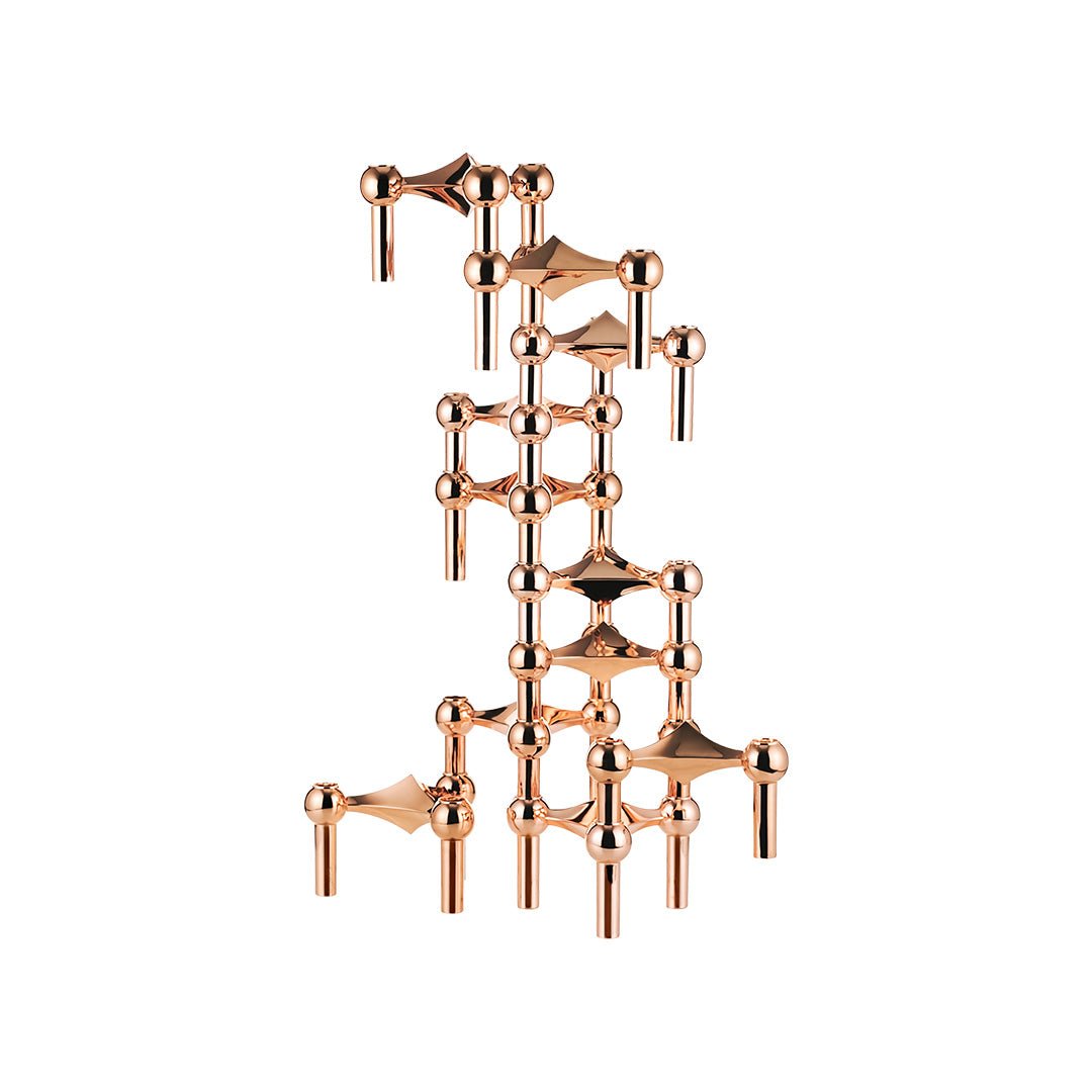 Bougeoir - Rose Gold - Stoff nagel - Design Contemporain - Maison Caldeira