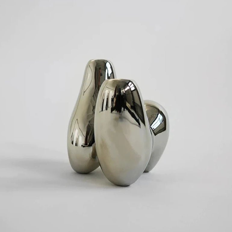 Bougeoir Unity - Argent - Hein studio - Scandinave - Maison Caldeira