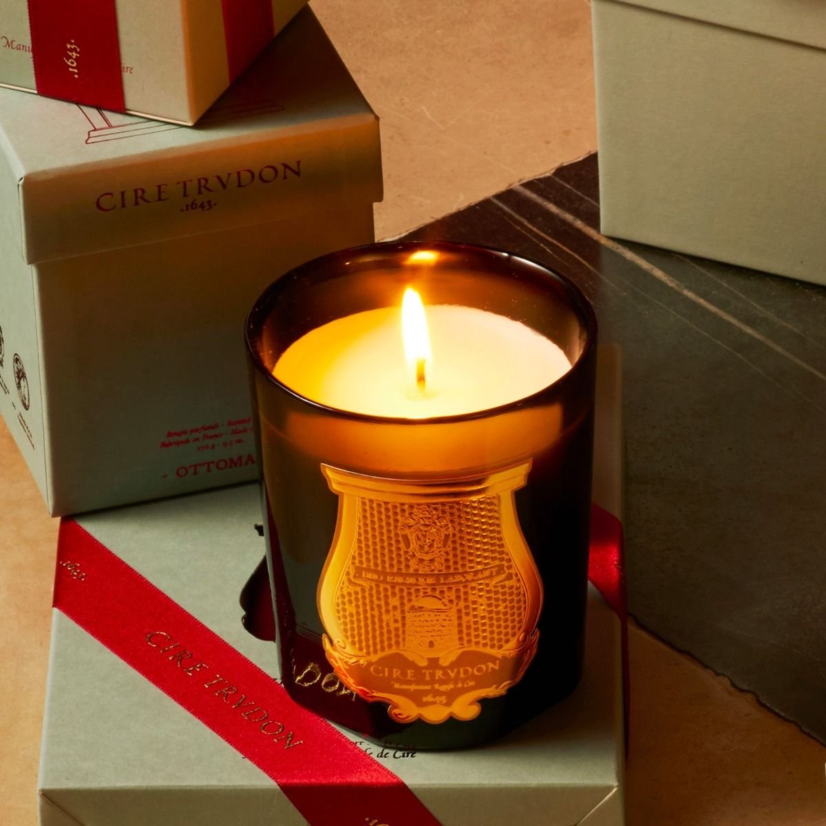 Bougie Cire Trudon Manon (Linge frais) - Maison Caldeira