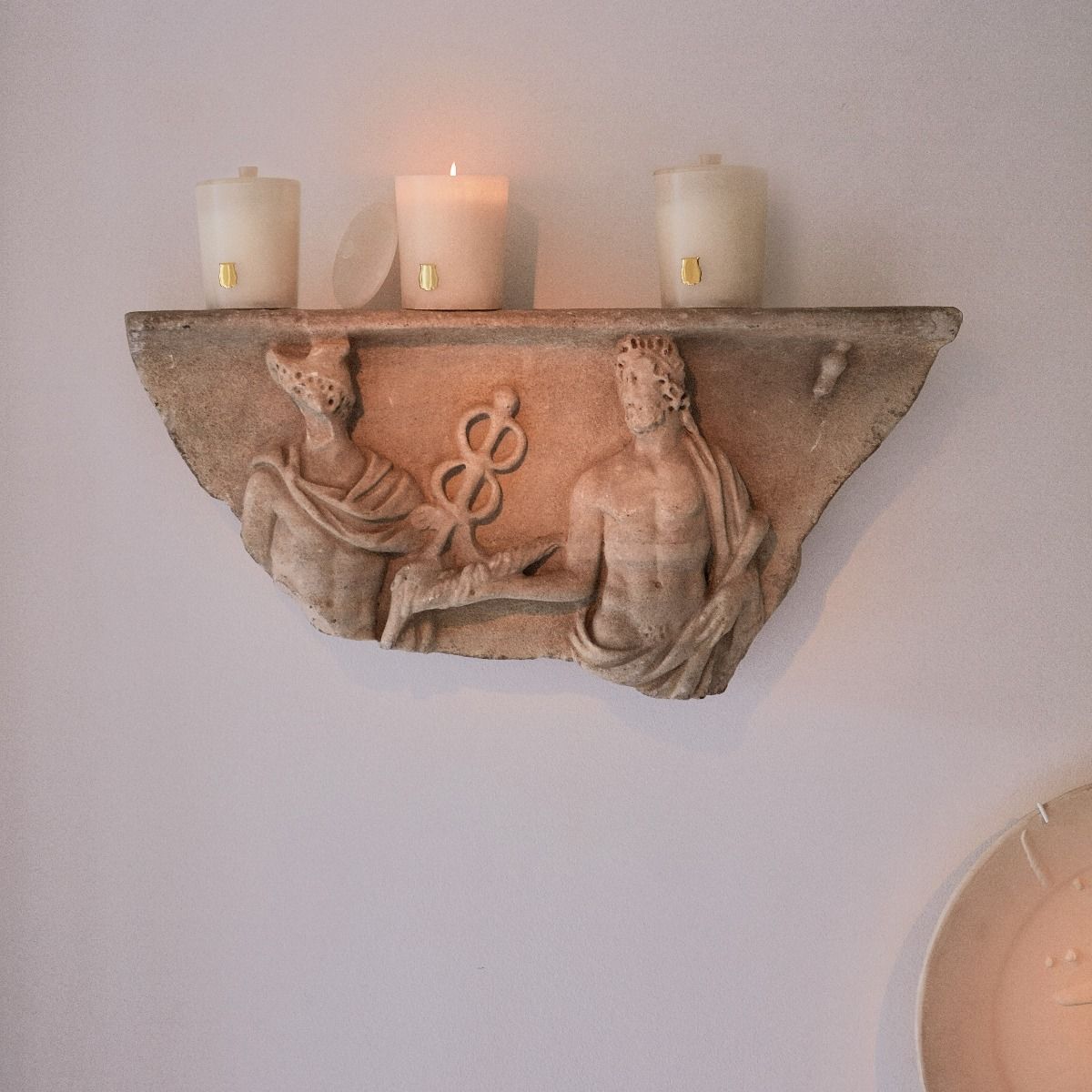 Bougie Les Albâtres Atria (Iris et Ambre) - Maison Caldeira