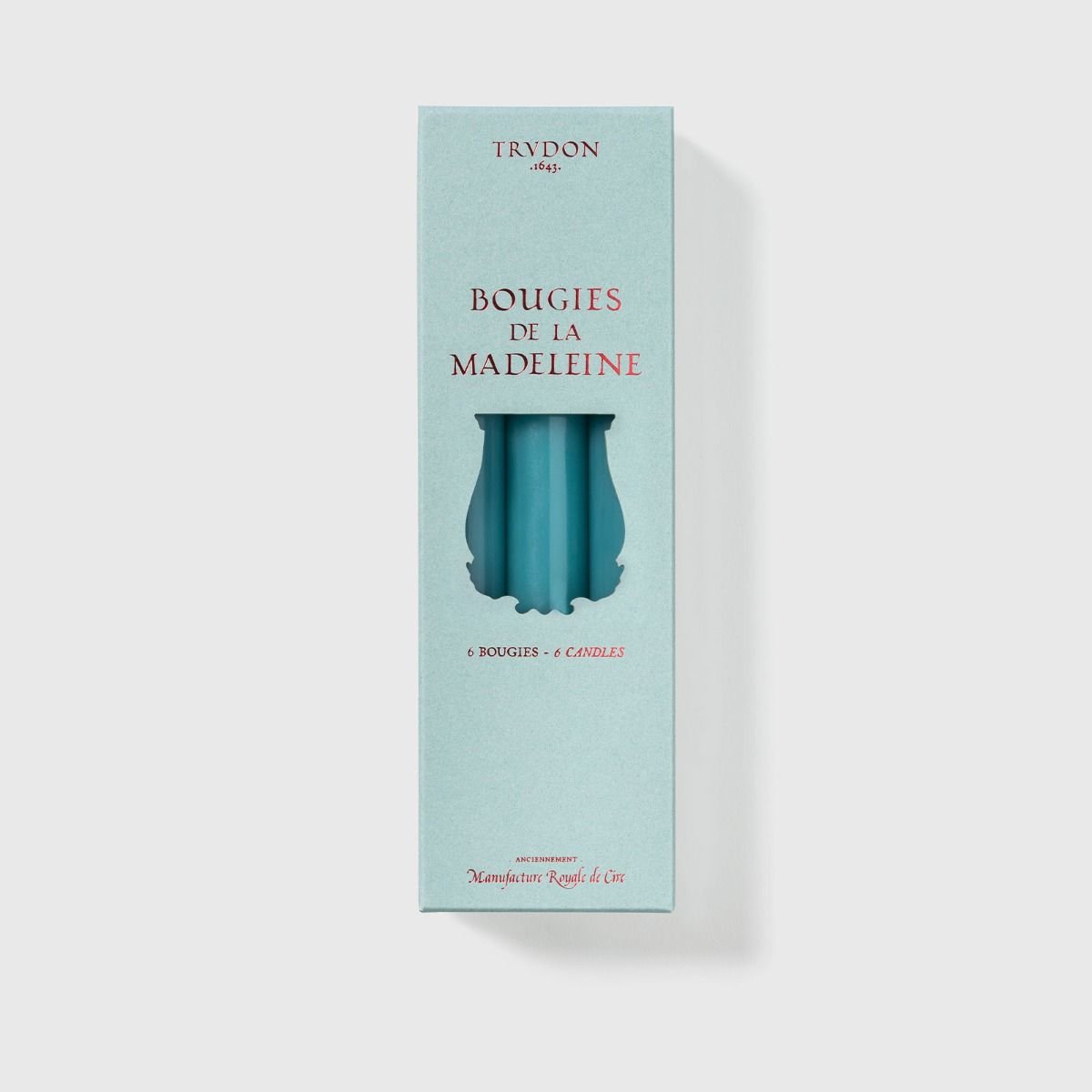 Bougies madeleines - Bleu aqua - Trudon - Design Contemporain - Maison Caldeira