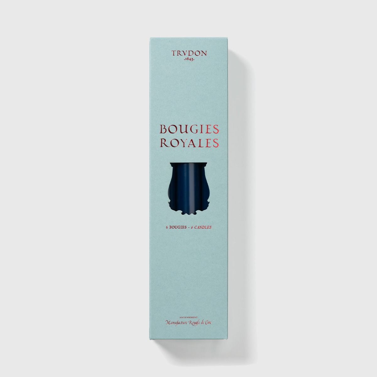 Bougies royales - Bleu marine - Trudon - Design Contemporain - Maison Caldeira