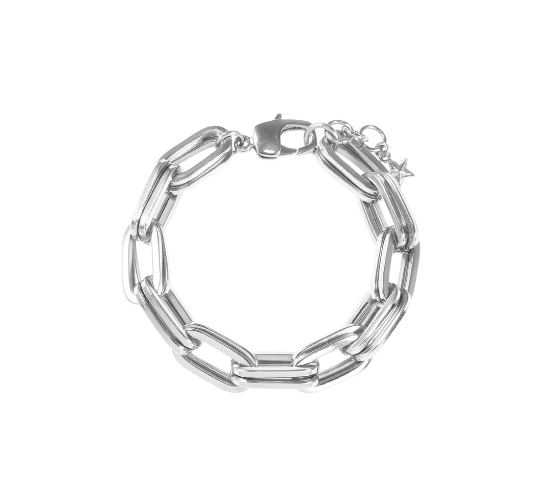 Bracelet "Cadenas" - Argenté - Maison Caldeira