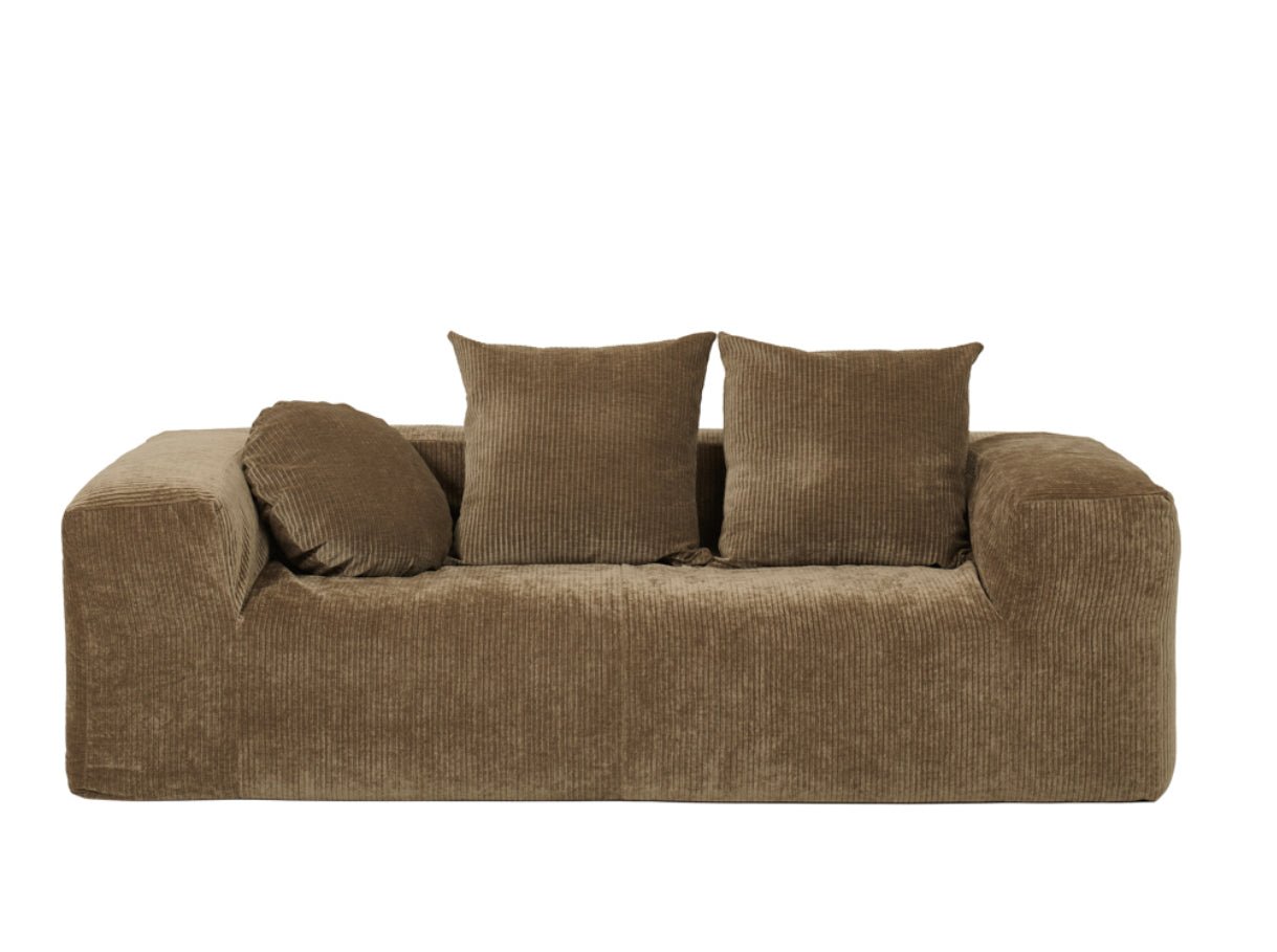 Canapé Coopl en velour côtelé - Sépia - Bed and philosophy - Design Contemporain - Maison Caldeira