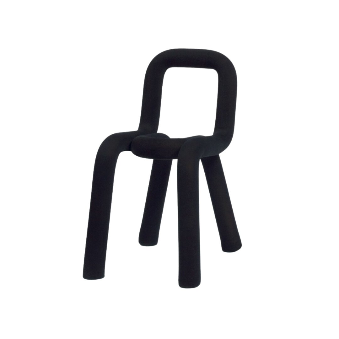 Chaise Bold - Noir - Moustache - Design Contemporain - Maison Caldeira