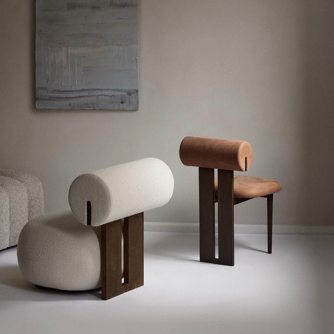 Chaise Hippo - Revêtement boucle - Norr11 - Scandinave - Maison Caldeira