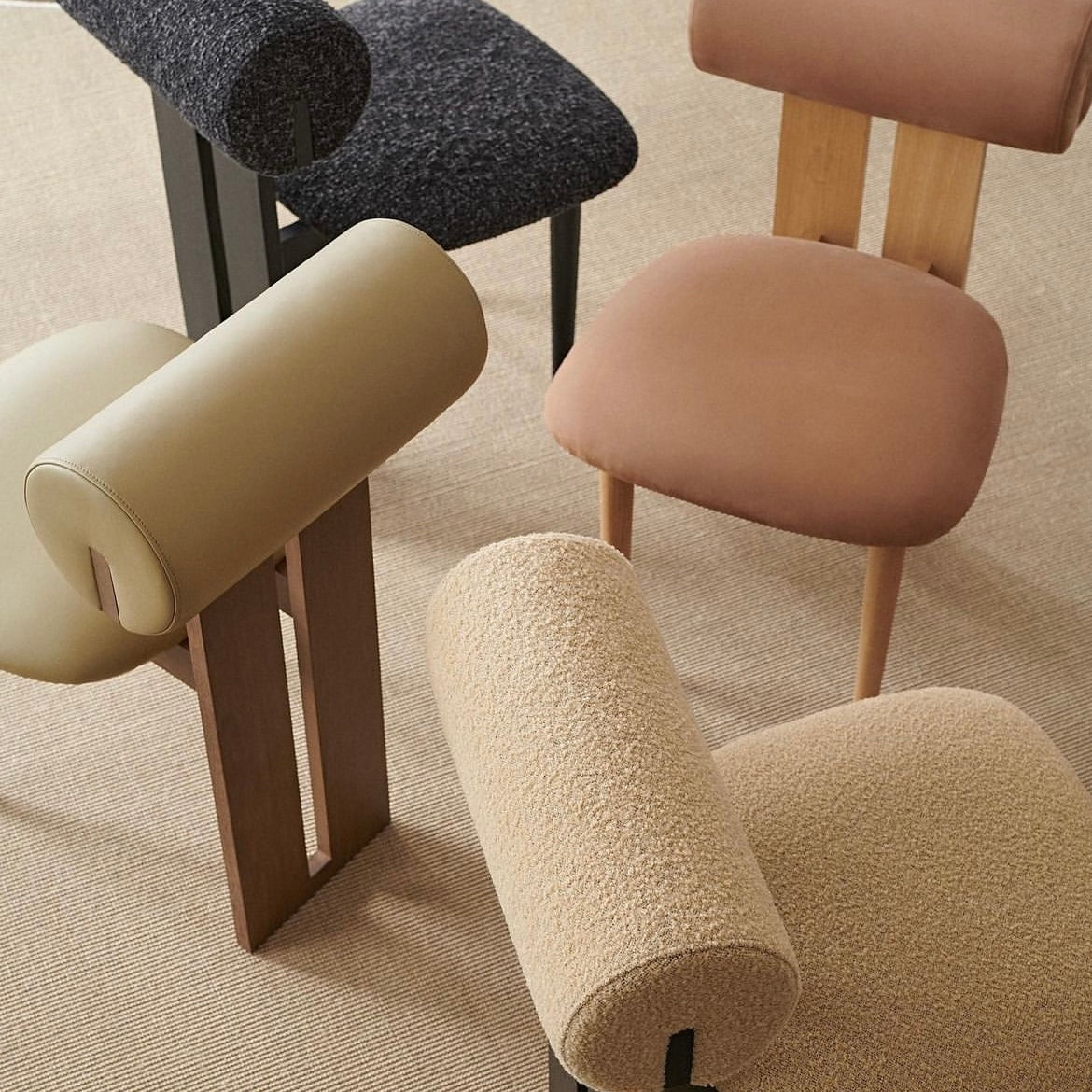 Chaise Hippo - Revêtement boucle - Norr11 - Scandinave - Maison Caldeira