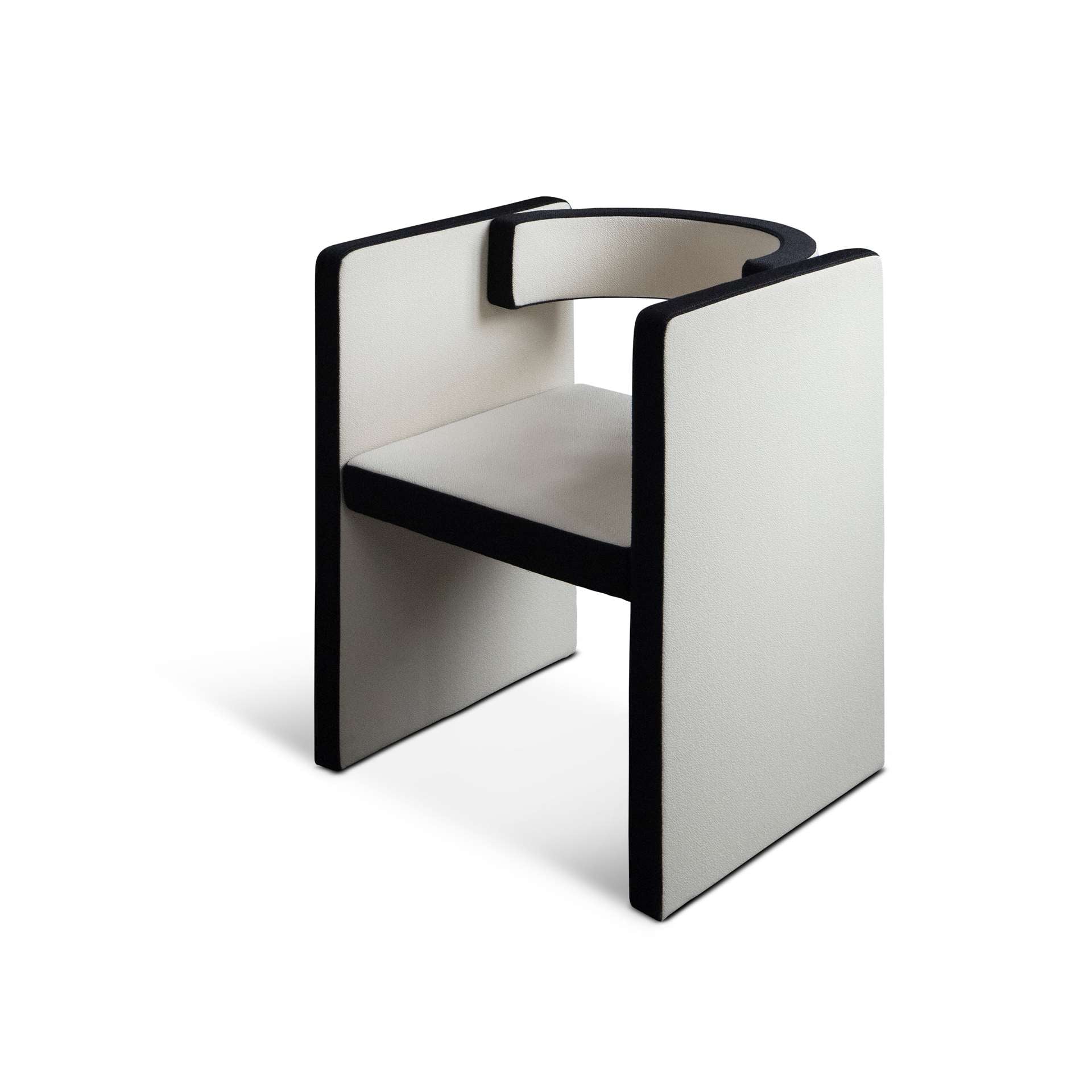 Chaise Novel - Blanc et noir - Friends and founders - Scandinave - Maison Caldeira