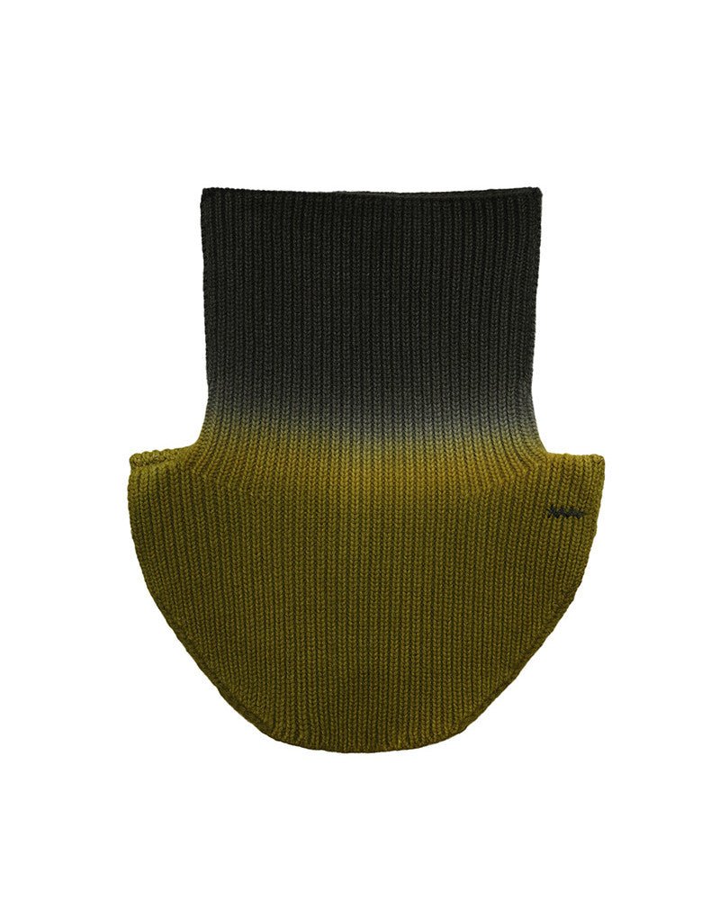 Col 100% cachemire - DEEP DYE KAKI - Maison Caldeira