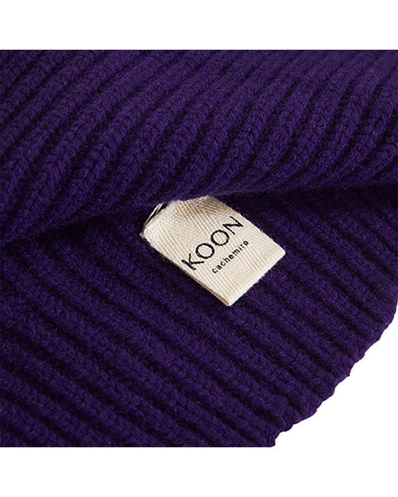 Col 100% cachemire - VIOLET - Maison Caldeira