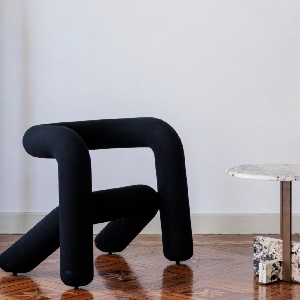 Fauteuil Extra Bold - Noir - Moustache - Design Contemporain - Maison Caldeira