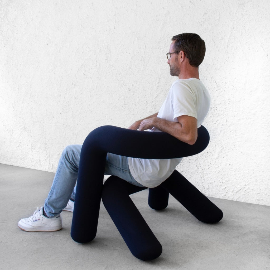 Fauteuil Extra Bold - Noir - Moustache - Design Contemporain - Maison Caldeira