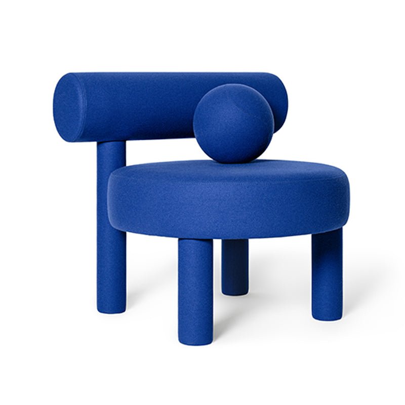 Fauteuil Gropius Cs1 - Laine bleu électrique - Noom - Design Contemporain - Maison Caldeira