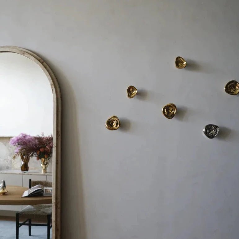 Grande patère Ripple - Laiton - Hein studio - Scandinave - Maison Caldeira