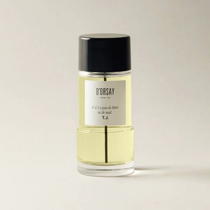 Eau de parfum - Il n'y a pas de bien ni de mal. T.J - Dorsay - Design Contemporain - Maison Caldeira