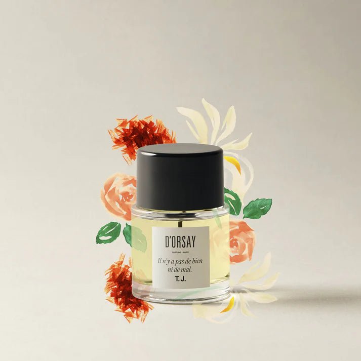 Eau de parfum - Il n'y a pas de bien ni de mal. T.J - Dorsay - Design Contemporain - Maison Caldeira
