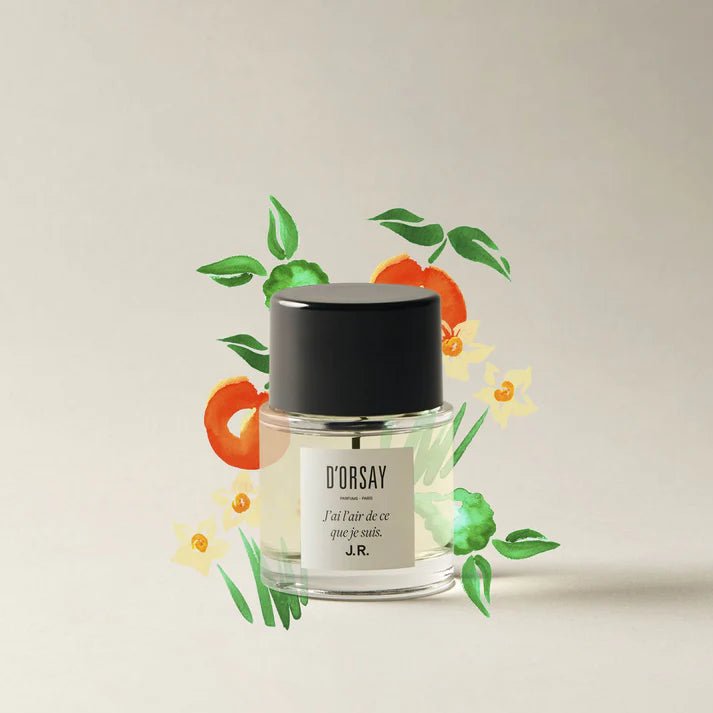 Eau de parfum - J'ai l'air de ce que je suis. J.R - Dorsay - Design Contemporain - Maison Caldeira
