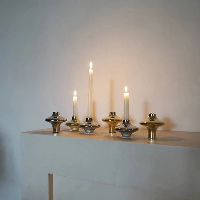 Grand bougeoir Doublet - Laiton - Hein studio - Scandinave - Maison Caldeira