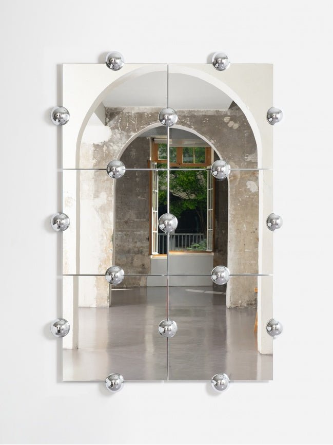 Miroir sphera - Crystal palace L vertical - Moustache - Design Contemporain - Maison Caldeira