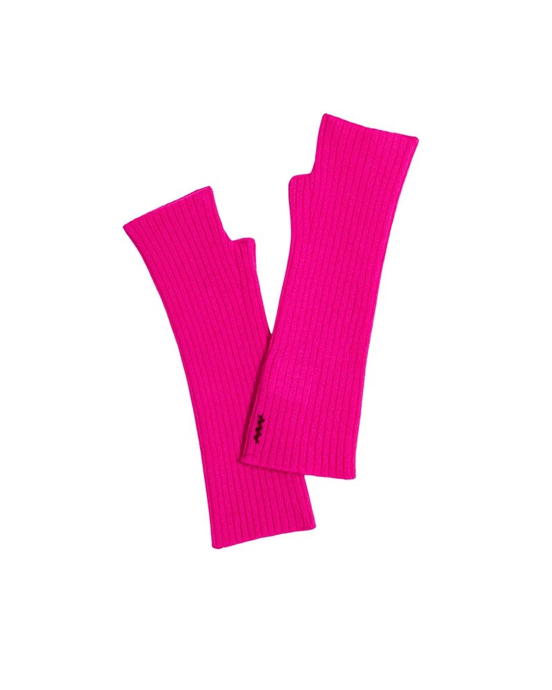 Mitaines 100% cachemire - Rose Fluo - Koon - Design Contemporain - Maison Caldeira