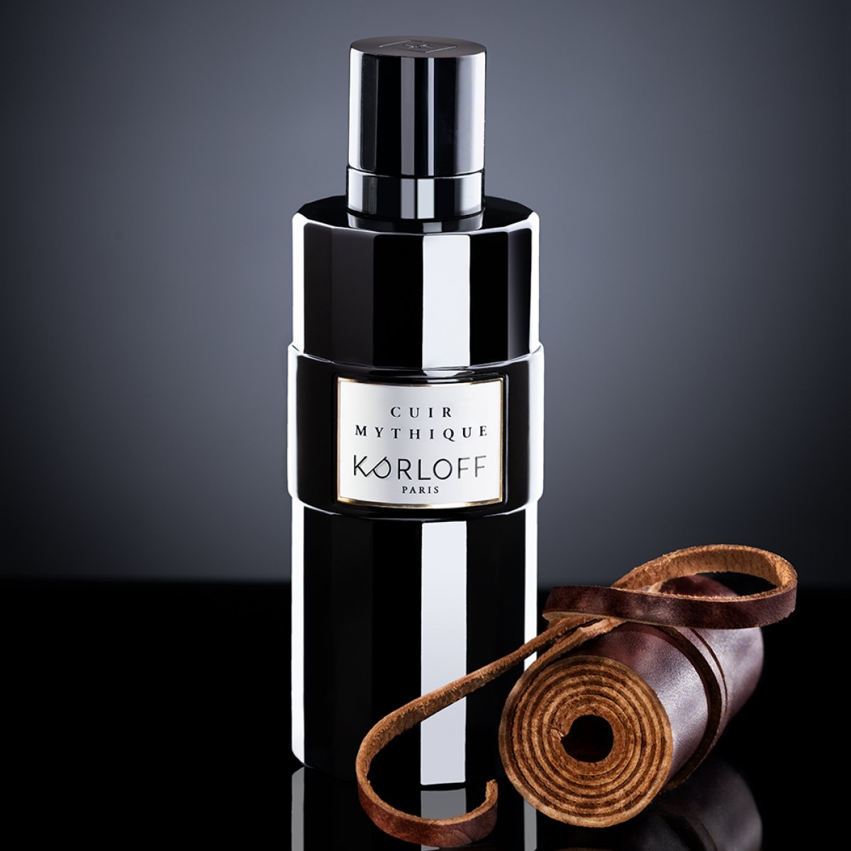 Eau de Parfum Cuir Mythique - Les Mémoires - Korloff - Maison Caldeira