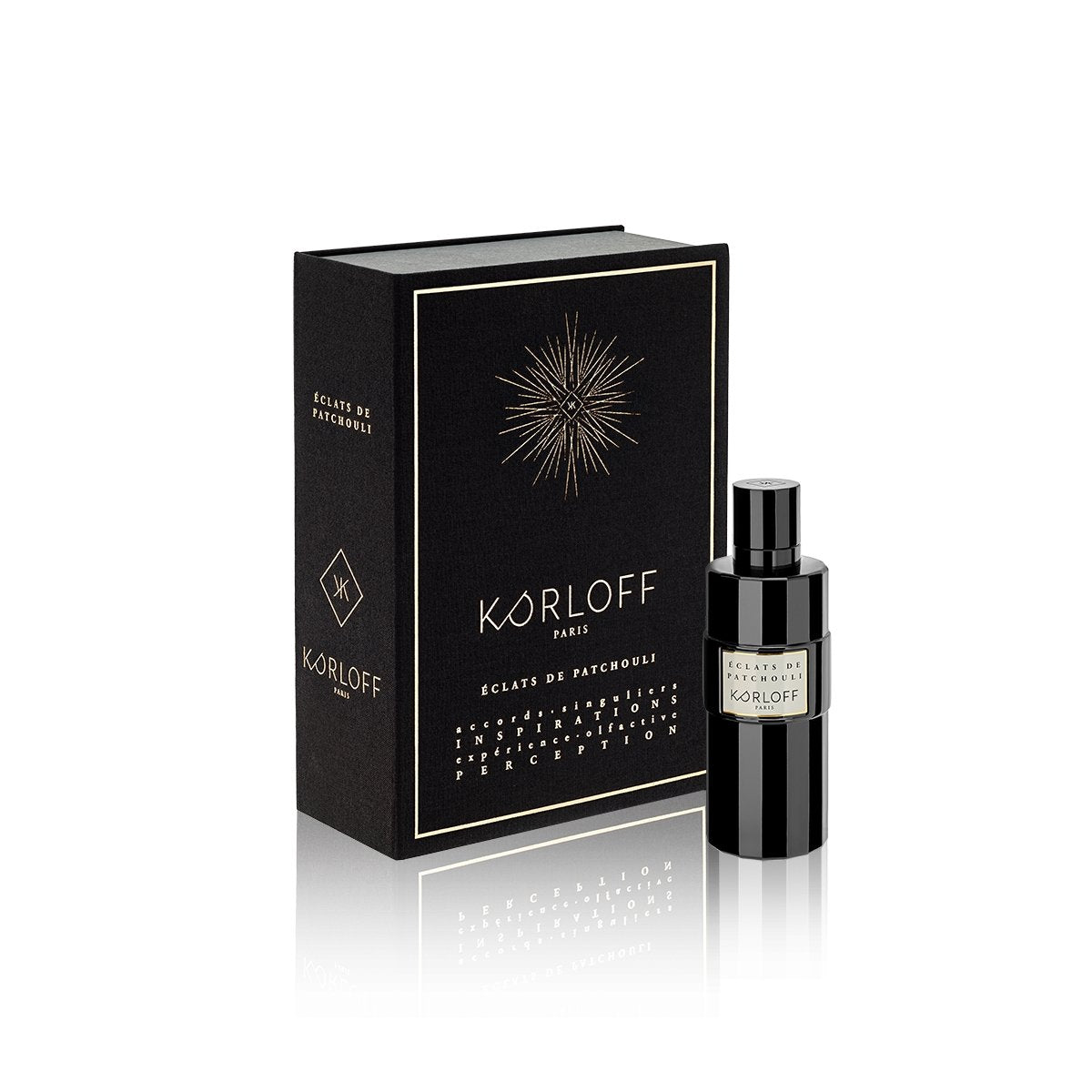 Eau de Parfum Éclats de Patchouli - Les Mémoires - Korloff - Maison Caldeira