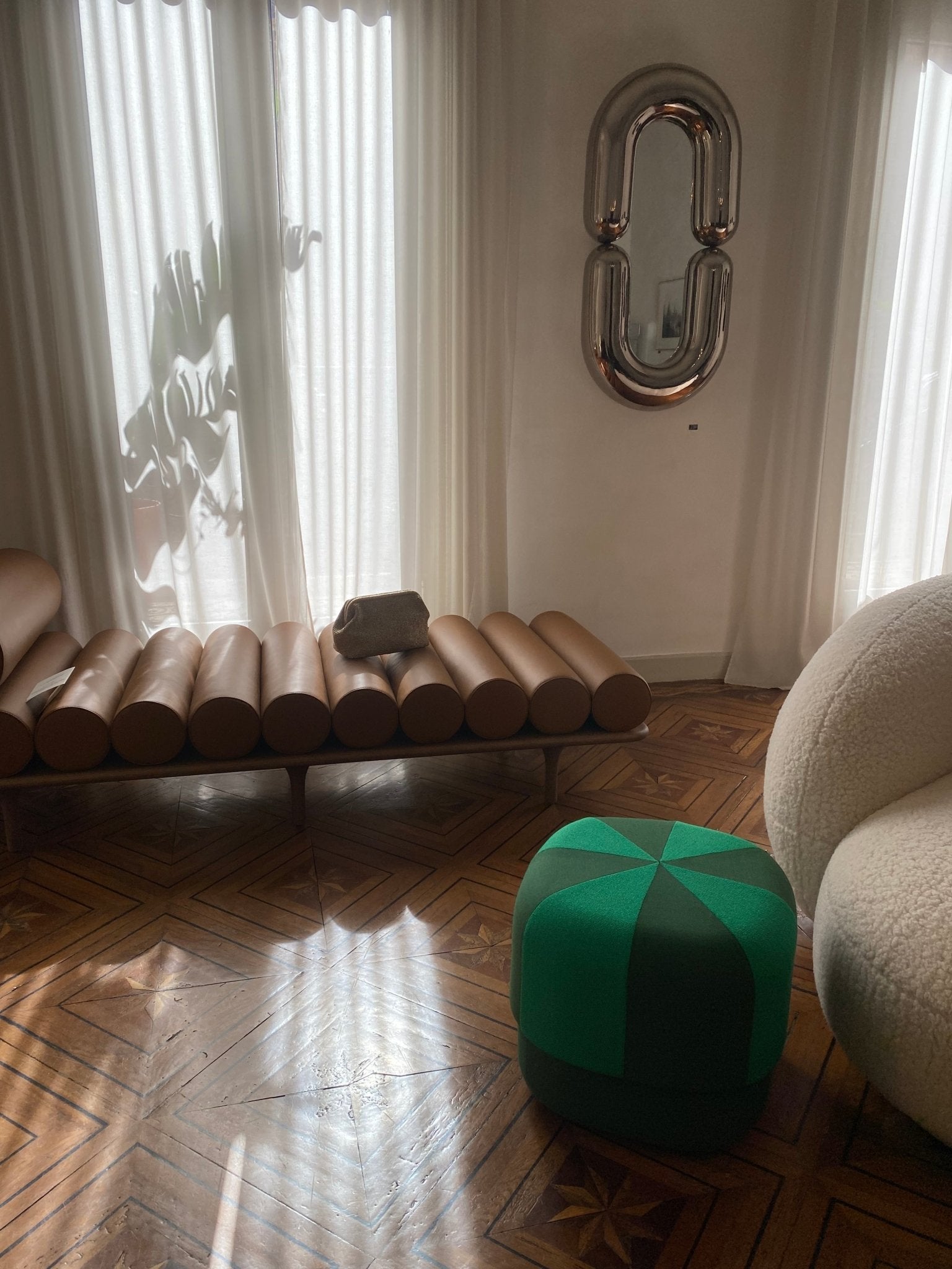 Petit Pouf Circus Duo - Vert - Normann Copenhagen - Scandinave - Maison Caldeira