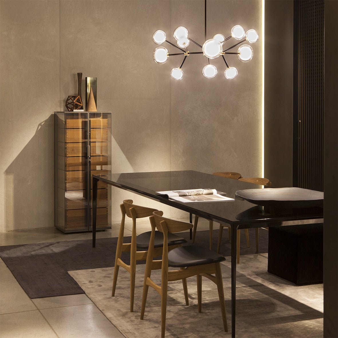 Plafonnier Nabila à 12 lumières - Tooy - Design Italien - Maison Caldeira