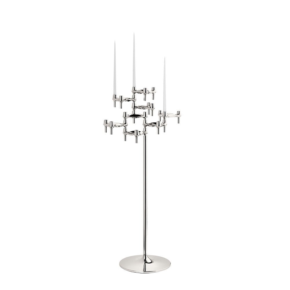 Support de sol - Chrome - Stoff nagel - Design Contemporain - Maison Caldeira