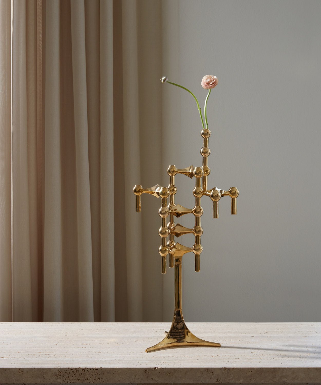 Support sur pied - Or - Stoff nagel - Design Contemporain - Maison Caldeira
