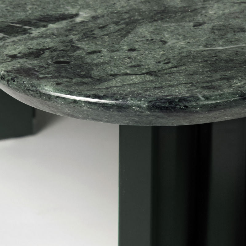Table basse ronde en plec et marbre - Vert - Rs Barcelona - Design Contemporain - Maison Caldeira