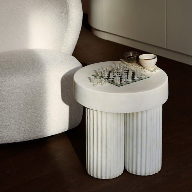 Table d'appoint Gear - Craie - Norr11 - Scandinave - Maison Caldeira