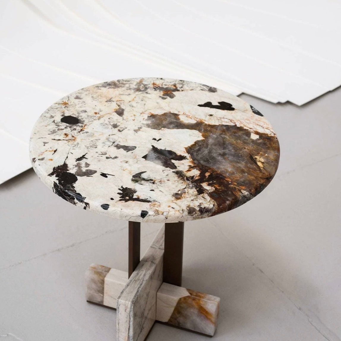 Table d’appoint Joaquim - Marbre - Tacchini - Design Italien - Maison Caldeira