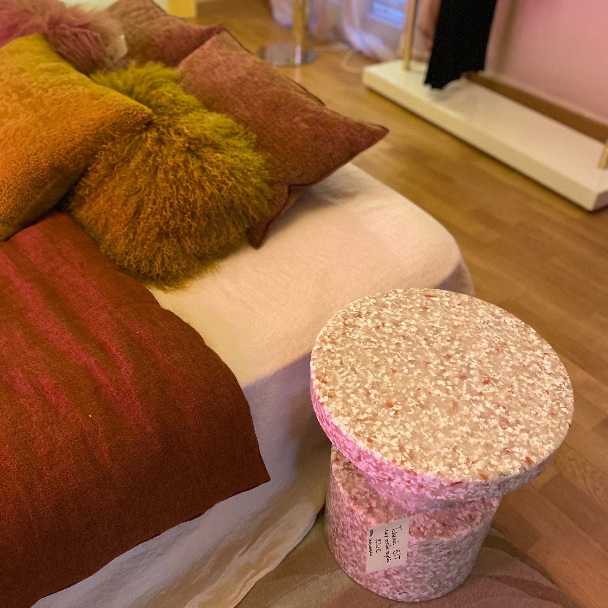 Tabouret Bit - Nude - Normann Copenhagen - Scandinave - Maison Caldeira